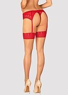 Romantic stockings, wide lace edge